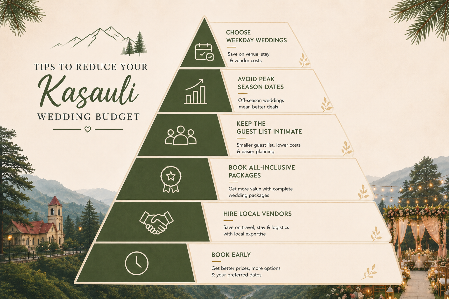 Tips to Reduce Your Kasauli Wedding Budget