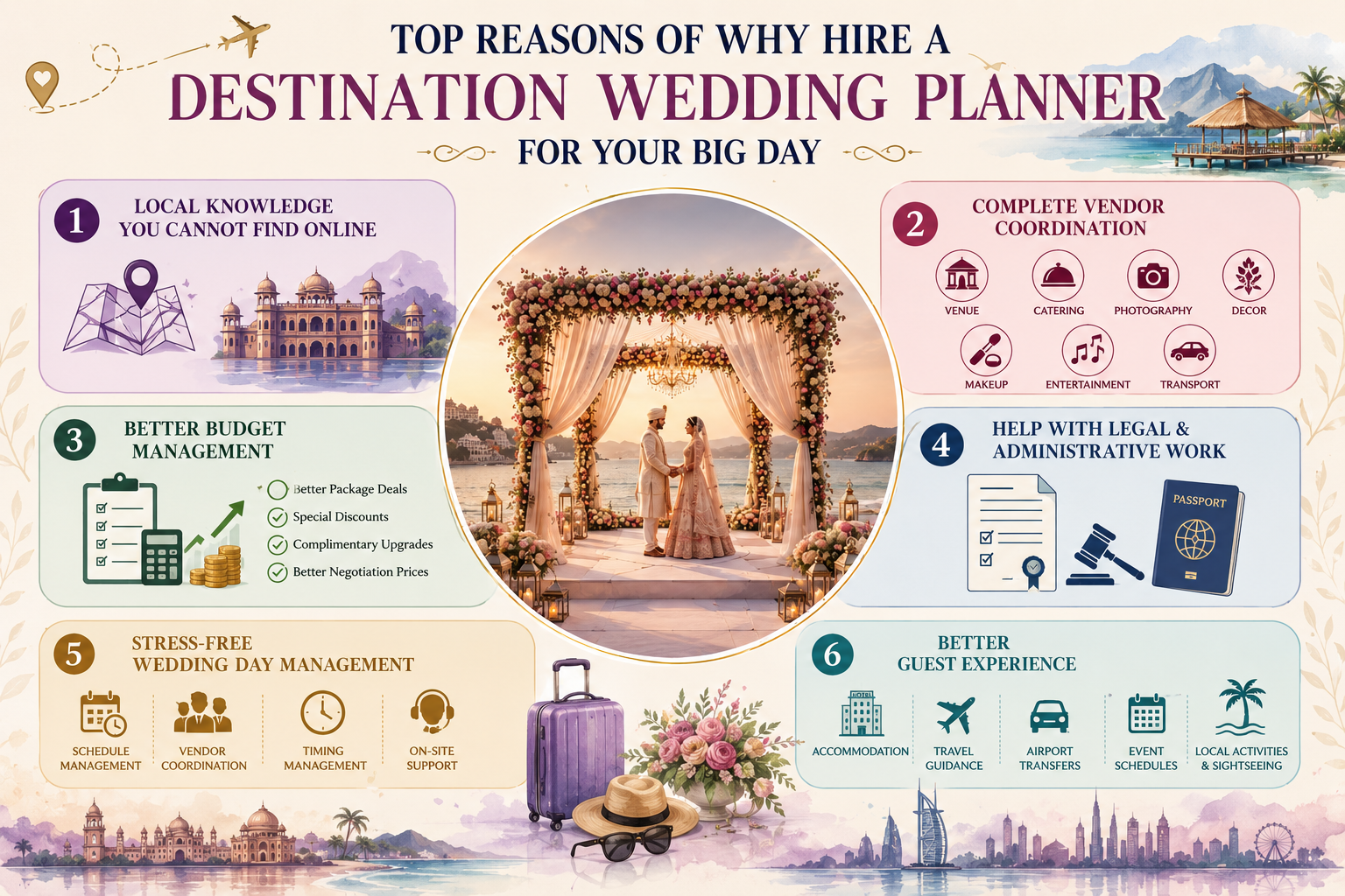 Top Reasons of Why Hire a Destination Wedding Planner for Your Big Day