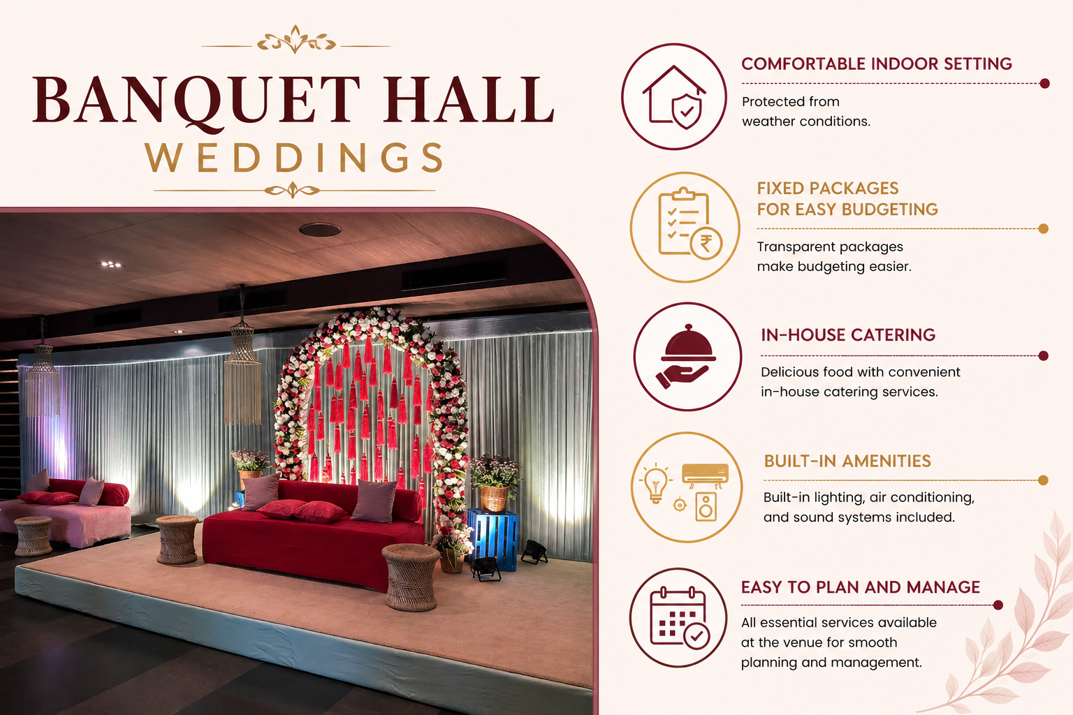 Banquet Hall Weddings