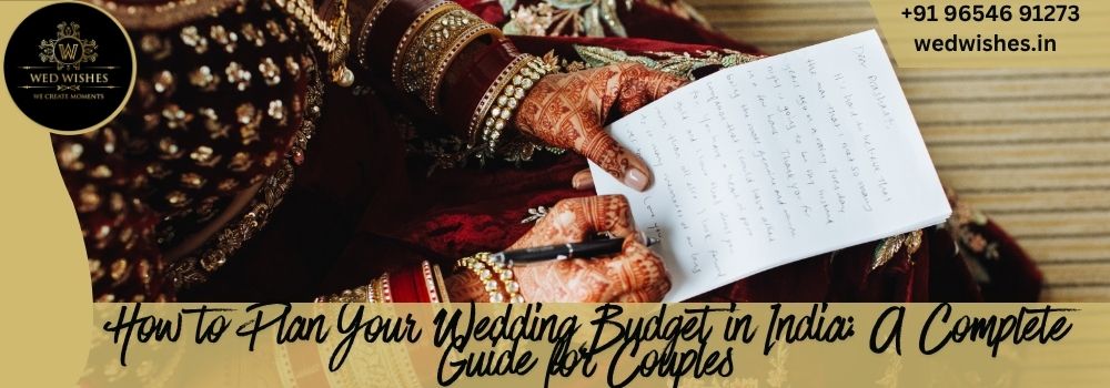 How to Plan Your Wedding Budget in India A Complete Guide for Couples