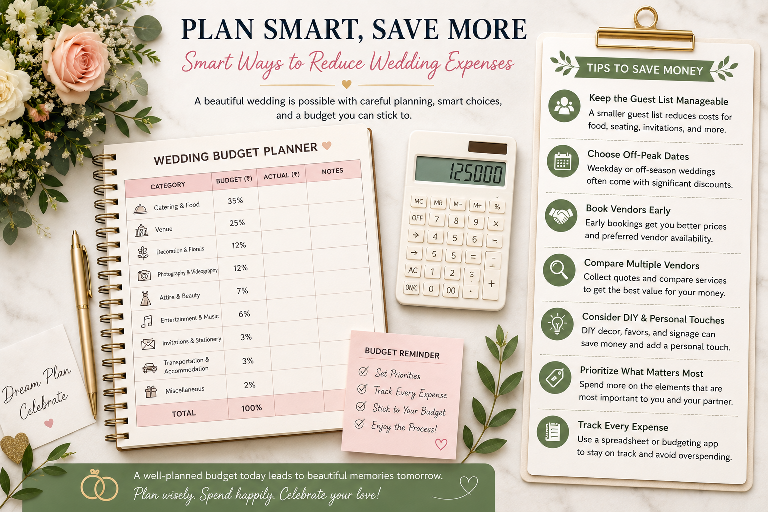 Smart Ways to Reduce Wedding Expenses