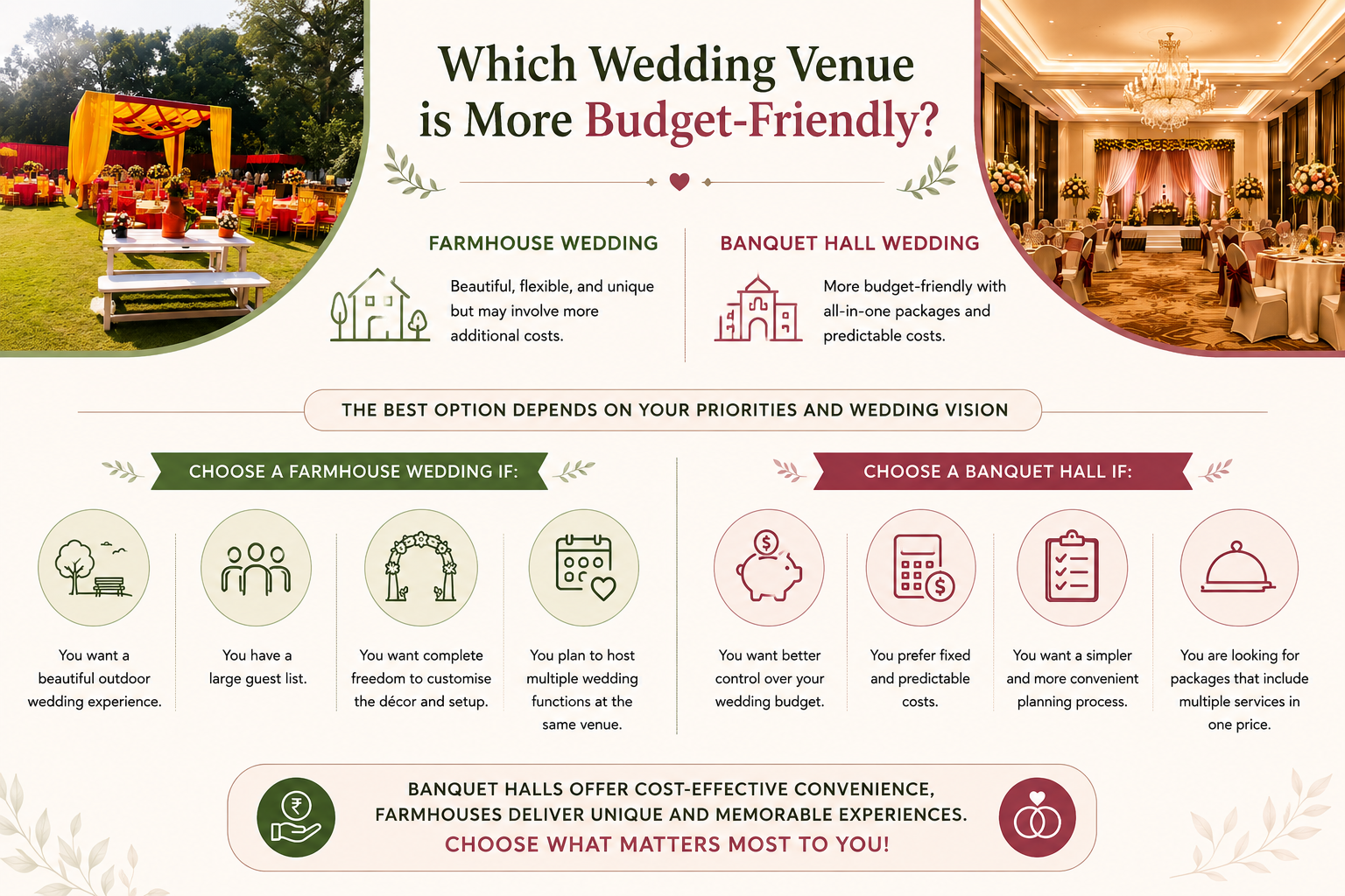 Which Wedding Venue is More Budget-Friendly
