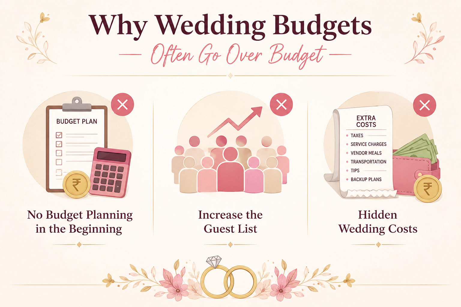 Why Wedding Budgets Often Go Over Budget